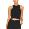FREE PEOPLE Clean Lines Cami Black