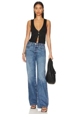 FREE PEOPLE Seascape Vest Black Combo -FREE PEOPLE || Nike || Steve Madden Sales Store FREE WS4169 V4