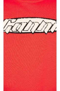 Ganni Isoli Artwork Sweatshirt Fiery Red -FREE PEOPLE || Nike || Steve Madden Sales Store GANR WK20 V5