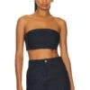 Lilah Denim Tube Top Beverly Hills