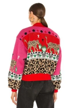 BLOUSON BOMBER Leopardess Pink -FREE PEOPLE || Nike || Steve Madden Sales Store HAYR WO1 V3