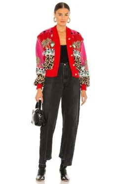 BLOUSON BOMBER Leopardess Pink -FREE PEOPLE || Nike || Steve Madden Sales Store HAYR WO1 V4