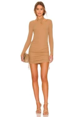 Veronica Mini Dress Camel