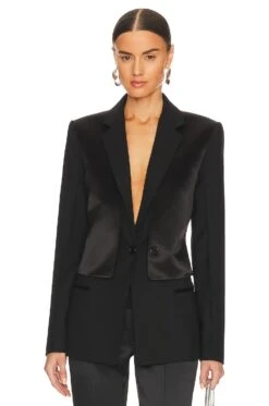Helmut Lang Cutout Blazer Black