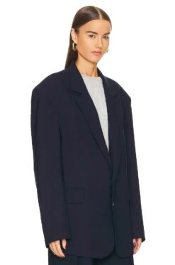 Oversized Suit Blazer Navy -FREE PEOPLE || Nike || Steve Madden Sales Store HLSA WO6 V3