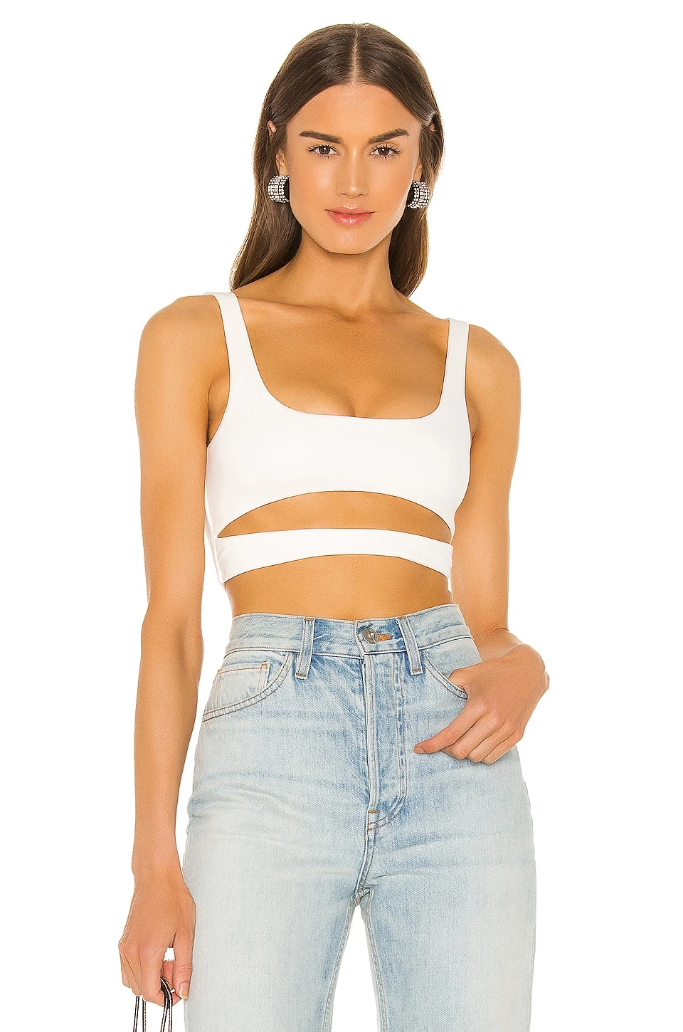 Montee Crop Top White 1 Montee Crop Top White