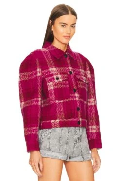 Isabel Marant Etoile Leiko Blanket Coat Fuchsia -FREE PEOPLE || Nike || Steve Madden Sales Store ISAR WO86 V3