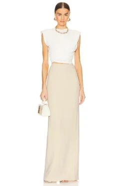 Estelle Crop T Shirt White 7 Estelle Crop T Shirt White -FREE PEOPLE || Nike || Steve Madden Sales Store JDAR WS194 V4