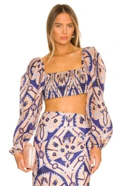 JOHANNA ORTIZ Filles De Joie Top Shells Ginger & Blue