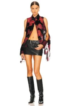 Velvet Butterfly Tie Top Multi -FREE PEOPLE || Nike || Steve Madden Sales Store KIMR WS34 V4