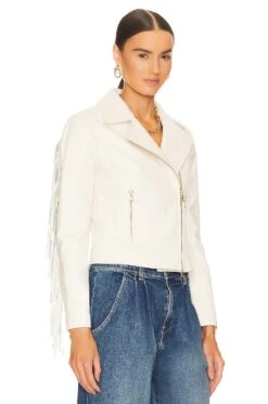 Kravitz Fringe Leather Jacket Cream -FREE PEOPLE || Nike || Steve Madden Sales Store LAGR WO164 V3