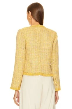 Tinlee Blazer Yellow Multi Tweed -FREE PEOPLE || Nike || Steve Madden Sales Store LAGR WO191 V3