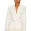 Kenzie Blazer Ivory & Pearl Silver