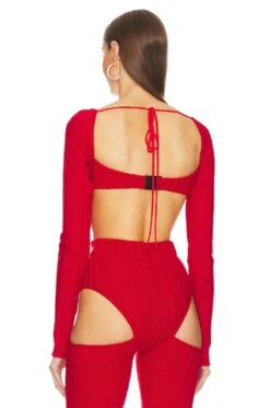 Rib Knit Bra Top Cherry -FREE PEOPLE || Nike || Steve Madden Sales Store LAQH WS35 V3