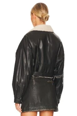 Dylan Sherpa Moto Jacket Black -FREE PEOPLE || Nike || Steve Madden Sales Store LARX WO181 V4