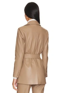Bardot Faux Leather Belted Jacket Taupe -FREE PEOPLE || Nike || Steve Madden Sales Store LBLR WO14 V4