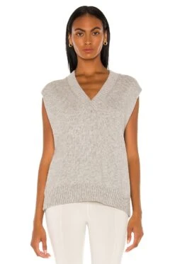 Oversized Sweater Vest Heather Grey -FREE PEOPLE || Nike || Steve Madden Sales Store LCDE WK136W V1 1