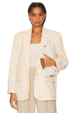 The Oversized Blazer Shifting Sand