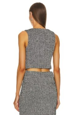 June Vest Black & White -FREE PEOPLE || Nike || Steve Madden Sales Store LCDE WS1007 V3