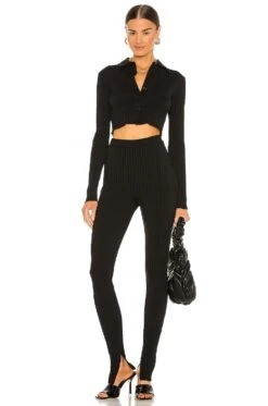 Cropped Button Down Top Black -FREE PEOPLE || Nike || Steve Madden Sales Store LCDE WS710 V4