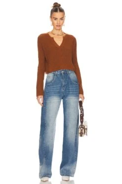 Iggy Sweater Camel -FREE PEOPLE || Nike || Steve Madden Sales Store LOVF WK1193 V4