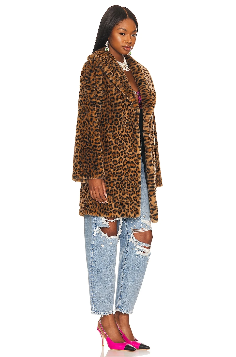 Lenon Coat Leopard 2 Lenon Coat Leopard - Image 2