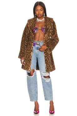 Lenon Coat Leopard 7 Lenon Coat Leopard -FREE PEOPLE || Nike || Steve Madden Sales Store LOVF WO461 V4