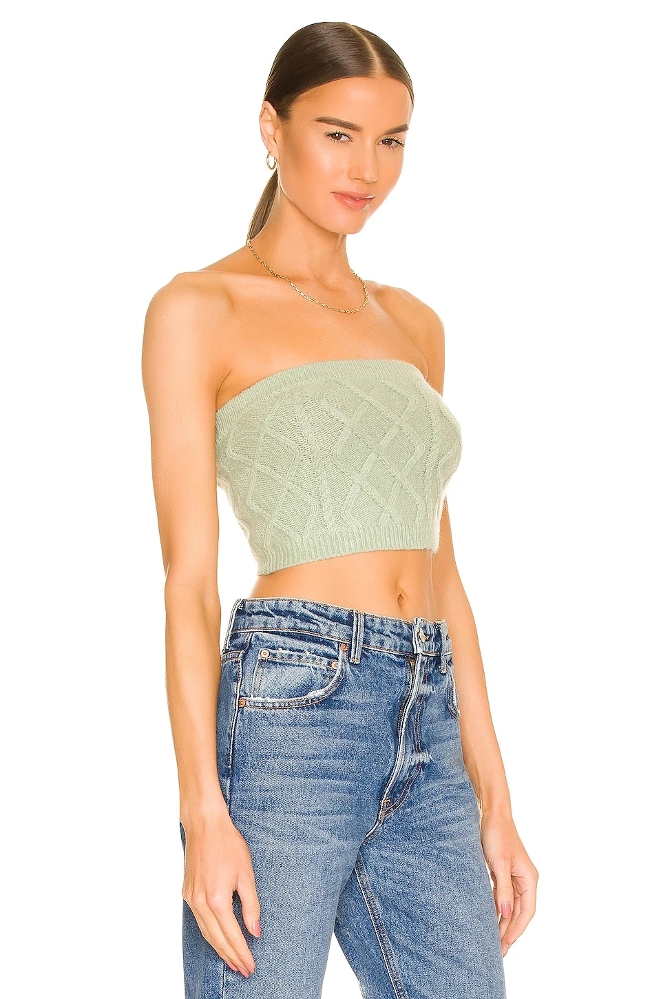 Opal Tube Top Meadow Green 2 Opal Tube Top Meadow Green - Image 2