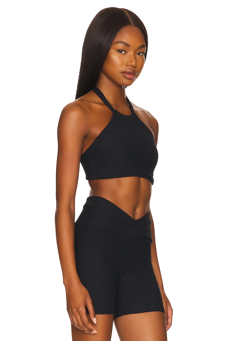 Maaji Sage Low Impact Sports Bra Black Tulip 2 Maaji Sage Low Impact Sports Bra Black Tulip - Image 2