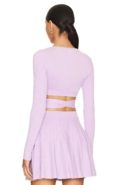Betiana Tie Knit Top Dark Lilac 6 Betiana Tie Knit Top Dark Lilac -FREE PEOPLE || Nike || Steve Madden Sales Store MALR WK229 V3