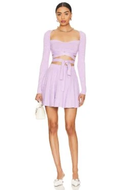 Betiana Tie Knit Top Dark Lilac 7 Betiana Tie Knit Top Dark Lilac -FREE PEOPLE || Nike || Steve Madden Sales Store MALR WK229 V4