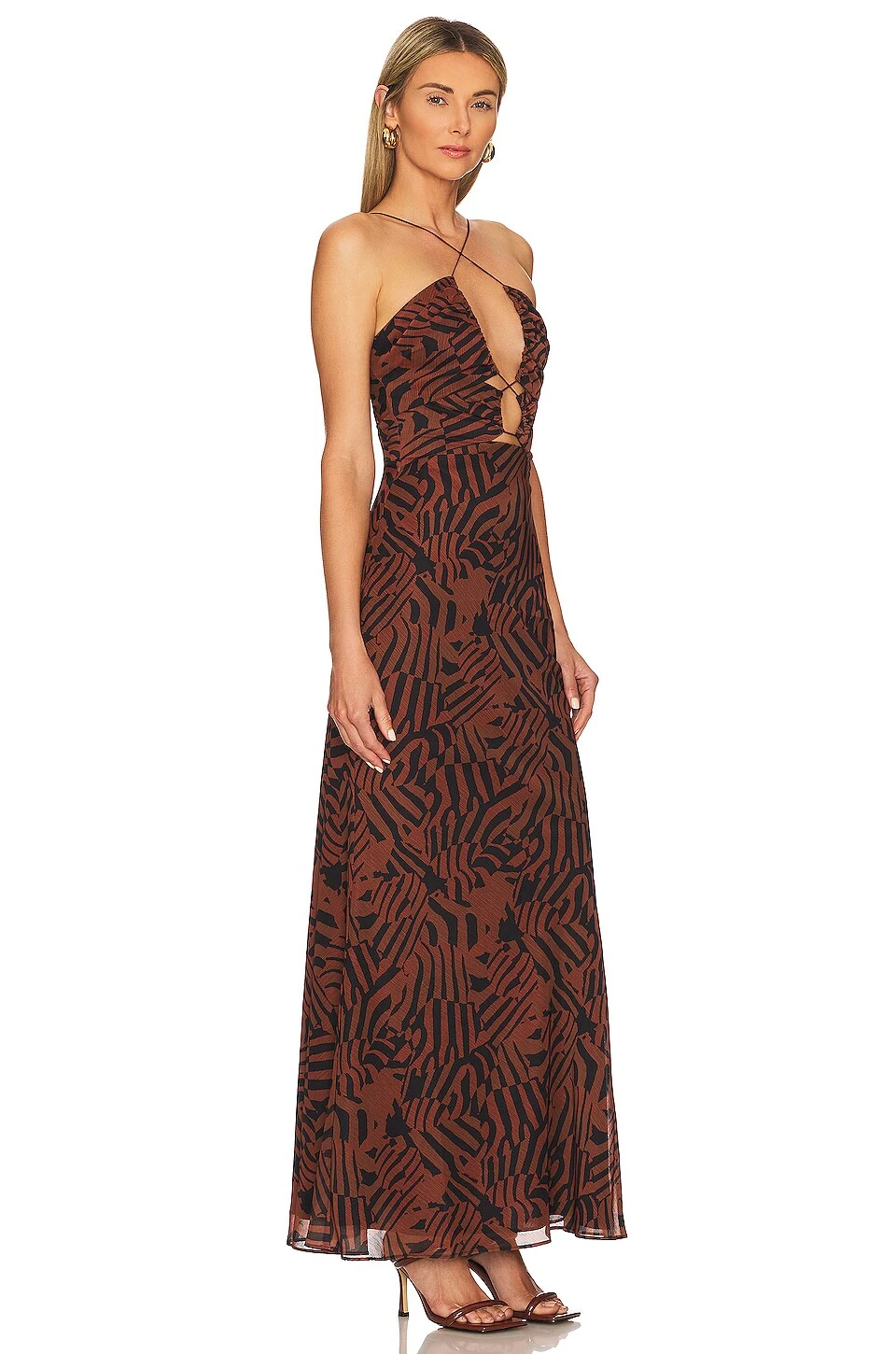 Lynette Dress Mosaic Zebra 2 Lynette Dress Mosaic Zebra - Image 2