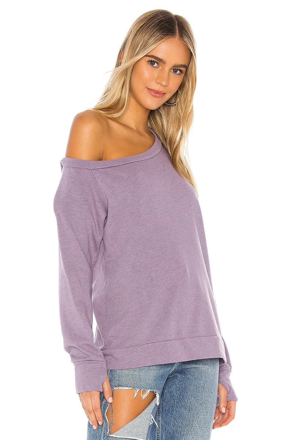Link Sweatshirt Lilac Rose 2 Link Sweatshirt Lilac Rose - Image 2