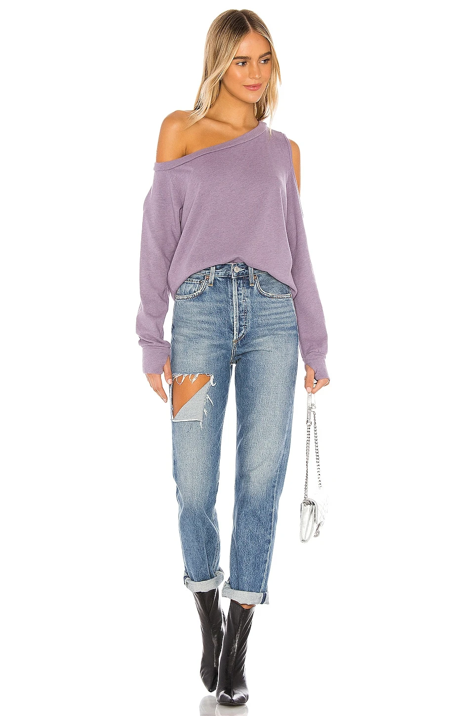 Link Sweatshirt Lilac Rose 5 Link Sweatshirt Lilac Rose - Image 5