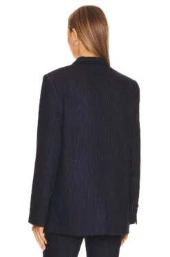 Carolyn Jacket Navy Blue Pinstripe -FREE PEOPLE || Nike || Steve Madden Sales Store MPAR WO2 V4
