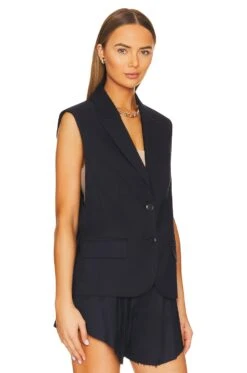 Arley Boy Blazer Vest Ink -FREE PEOPLE || Nike || Steve Madden Sales Store MWER WO19 V3