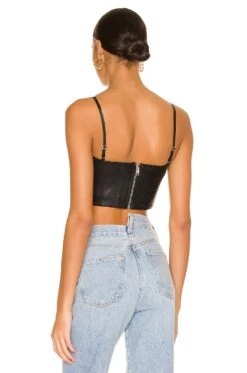 Joanna Leather Bustier Black -FREE PEOPLE || Nike || Steve Madden Sales Store NBDR WS726 V3
