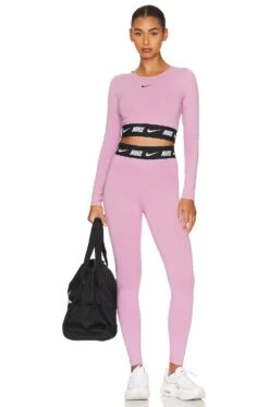 Nike NSW High Waisted Legging Orchid & Black 9 Nike NSW High Waisted Legging Orchid & Black -FREE PEOPLE || Nike || Steve Madden Sales Store NIKR WP218 V5