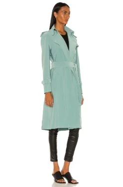Norma Kamali Double Breasted Trench Vintage Mint -FREE PEOPLE || Nike || Steve Madden Sales Store NKAM WO118 V3