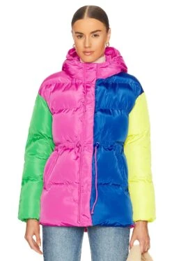 Olivia Rubin Misha Coat Colourblock