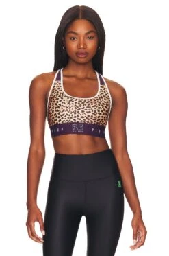 P.E NATION SOUTIEN-GORGE DE SPORT DEL MAR Animal Print