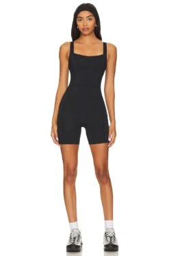 P.E NATION Recalibrate Romper Black