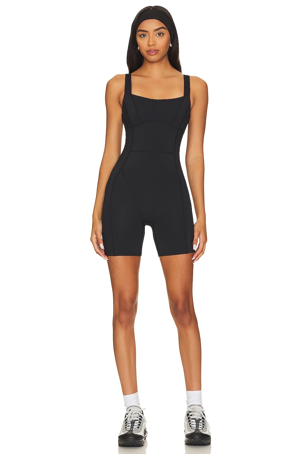 P.E NATION Recalibrate Romper Black 1 P.E NATION Recalibrate Romper Black