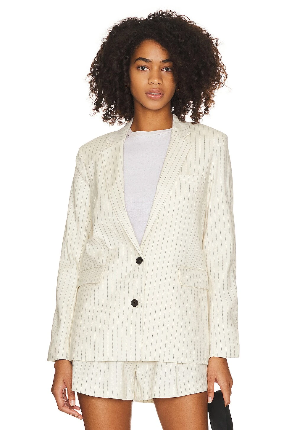 RAILS Stanton Blazer Ivory Pinstripe 2 RAILS Stanton Blazer Ivory Pinstripe - Image 2