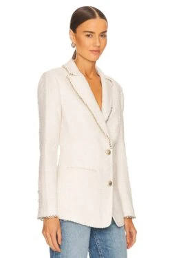 Elfie Blazer White -FREE PEOPLE || Nike || Steve Madden Sales Store ROFR WO69 V3