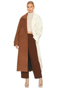 Minka Coat Ivory & Mahogany 9 Minka Coat Ivory & Mahogany -FREE PEOPLE || Nike || Steve Madden Sales Store RONR WO32 V5