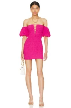Sevina Mini Dress Fuchsia