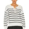 Sanctuary Casual And Chill Sweater Black Stripe