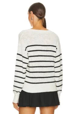 Sanctuary Casual And Chill Sweater Black Stripe -FREE PEOPLE || Nike || Steve Madden Sales Store SANC WK214 V3