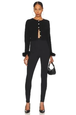 Detachable Feathers Knit Cardigan Black -FREE PEOPLE || Nike || Steve Madden Sales Store SEPE WK1 V5